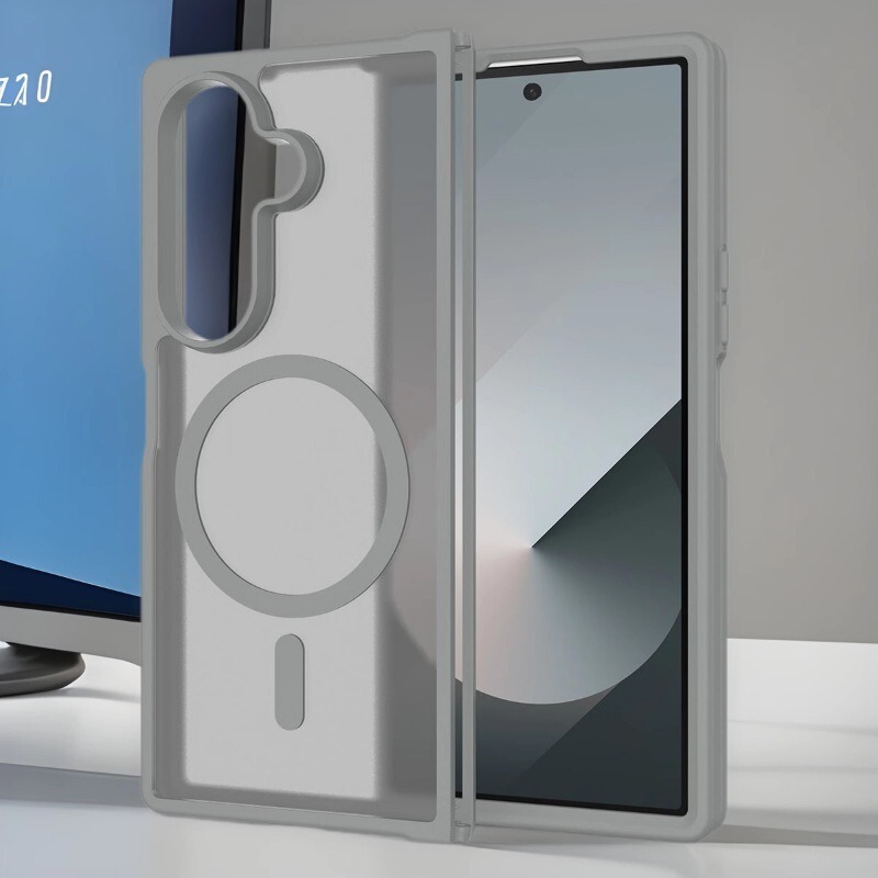 サムスンZ Fold7肌感フロスト携帯電話ケース2 in 1 Fold6強磁気吸引magsafe保護カバーを適用|undefined