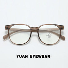YC1256新款TR90圆框眼镜架时尚防蓝光电脑近视眼镜框女素颜平光镜