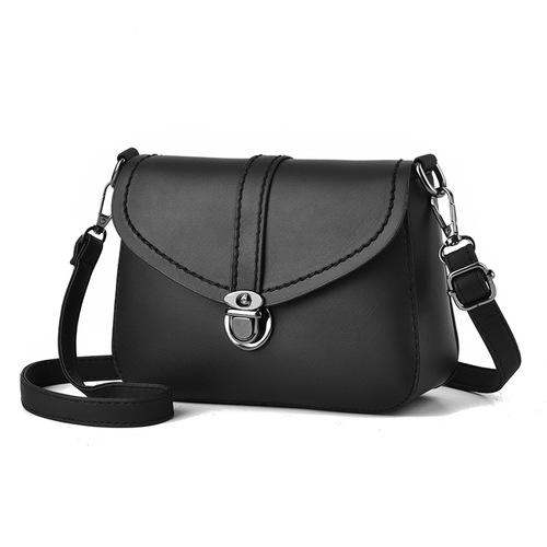  New Pure Color PU Crossbody Simple Matchable Fringe Decorated Single Shoulder Crossbody Bag for Women Mom Bag Crossbody Practical