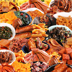 Snack Gift Box Spicy Flavor Internet Celebrity New Year Specialty Meat Spicy Duck Neck Snack Snack Leisure Food Craving