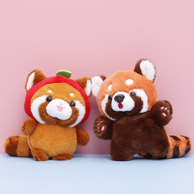 Plush Toy Raccoon Doll Cute Cute Doll Girl Gift Bag Keychain Small Pendant Wholesale