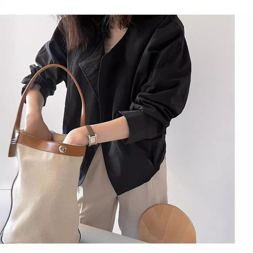 2025 Korean Spring and Summer New Loose Plus Size Round Neck Sun Protection Top Air Conditioning Cardigan Thin Short Jacket Shirt