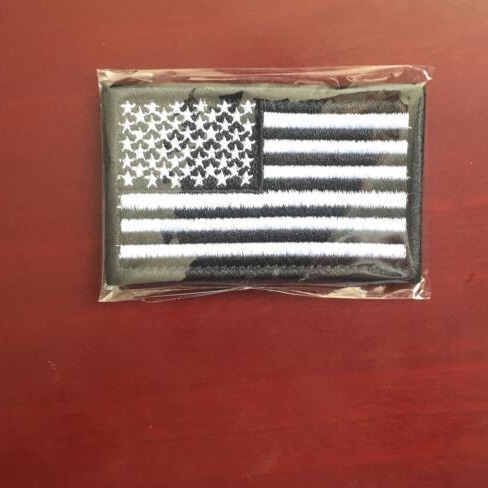 [Oferta especial] en stock suministro Midea pegatinas nacionales bandera bordado Velcro hombro izquierdo pegatinas de tela mochila pegatinas Accesorios