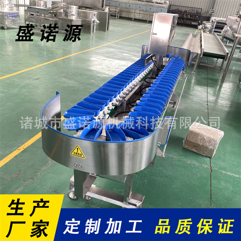 供应鸡爪自动分拣机 凤爪多级分选机节省人工 白条鸡称重分级机