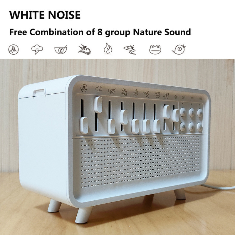 新商品白騒音助眠器ブルートゥース音響シミュレーション炎香薫加湿器小夜灯助眠白騒音機|undefined