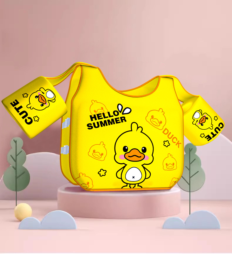 워터슬리브 부력 재킷 - 작은 노란 오리 [권장 사항 12.5-27.5kg ]