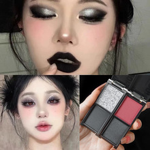 MGL辣妹双色眼影防水防汗哑光珠光偏光烟熏朋克女神懒人眼影平价