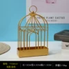 ◈◎◎◎◎◈Golden birdcage can be hung - adhesive hook included◈◎◎◎◎◈