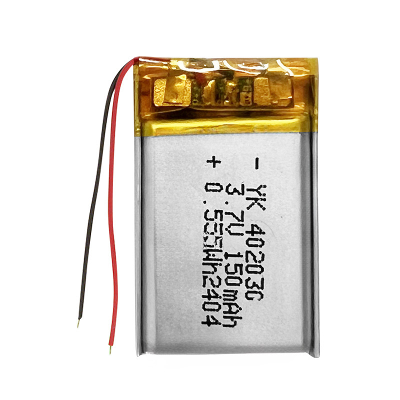 402030 ポリマーリチウム電池 150mAh サポート kc 認証美容機器 Bluetooth スピーカー充電式リチウム電池|undefined