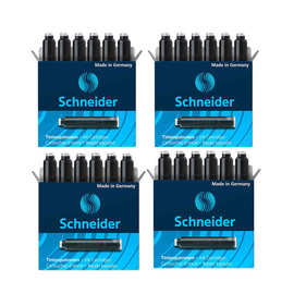 德国施耐德Schneider染料型墨囊欧标通用钢笔墨水墨胆