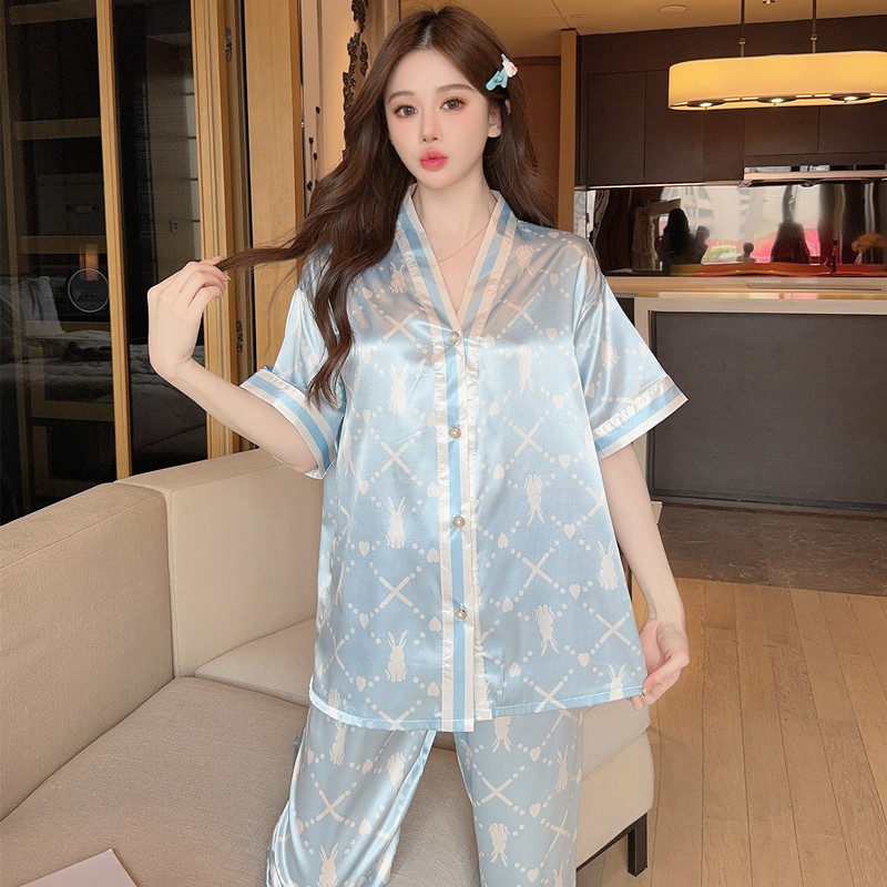 948 - 짧고 긴 하늘색 토끼