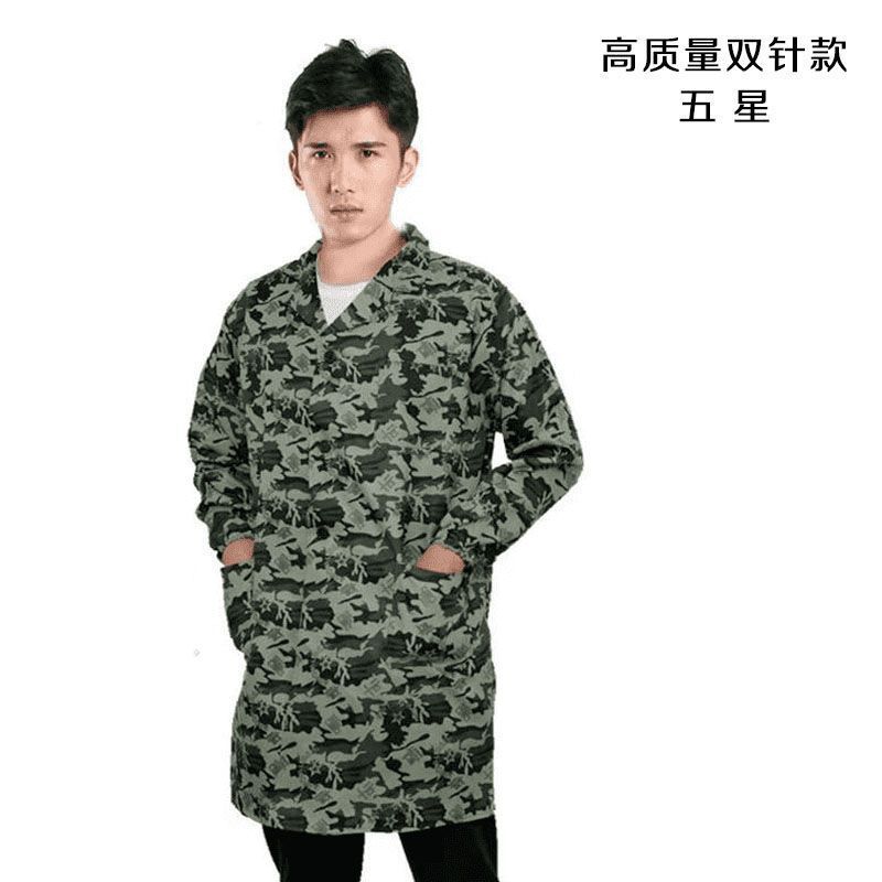 蓝大褂男女四季加厚长袖款搬运仓库工厂耐脏耐磨罩衣劳保可订印字|undefined