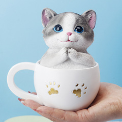 猫子供の乳歯収納ボックス赤ちゃん胎児の毛収集男の子と女の子の歯の交換保存記念ボックス卸売