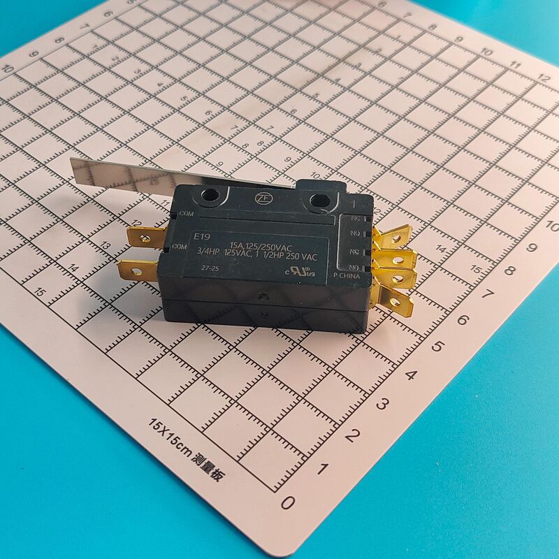 Micro Switch Cherry Imported E19 Dual-Resistance Circuit Travel Switch with Long Handle Limit Switch 6-Pin Button Switch