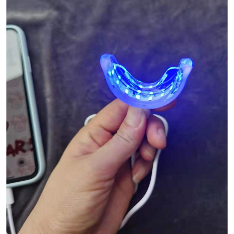 Blue Light Dental Beauty Instrument USB Rechargeable Teeth Cleaning Smoke Stain-free Teeth Yellow Fluorosis Blue Light Dental Beauty Instrument Gel suit Blue Light Dental Beauty Instrument USB Rechargeable Teeth Cleaning Smoke Stain-free Teeth Yellow Fluorosis Blue Light Dental Beauty Instrument Gel suit