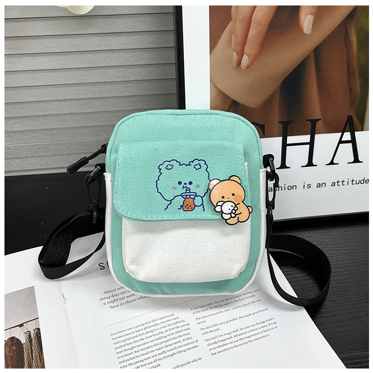 곰 스타일 그린 + 곰 핀