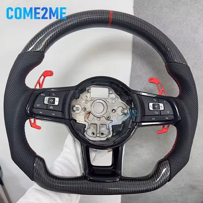 Suitable for Volkswagen Golf 7 7.5 GTI GTD GTE R 2013-2020, carbon fiber steering wheel