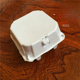 Egg Paper Tray Kindergarten Egg Tray Paper Pulp Egg Box Egg Tray with Lid Only Contains Soil Egg Packaging Box