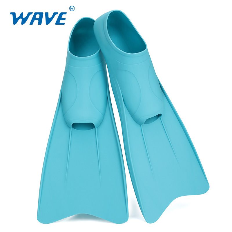 WAVE跨境一体户外专业TPR游泳浮潜蛙鞋橡胶潜水训练脚蹼|undefined