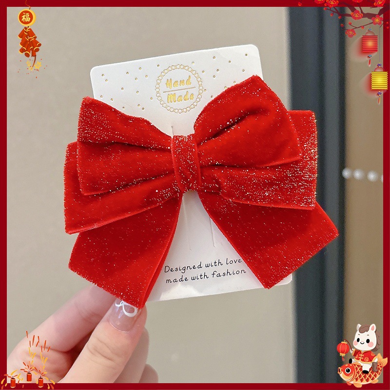 Horquilla Infantil con Borlas Chinas Hecha a Mano para Año Nuevo y Hanfu