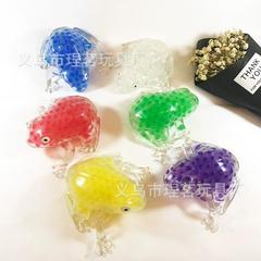 Factory Direct Sale Street Night Market Supply Children's Toys Wholesale Beads Frog Stress Relief Squeeze Toy Pressure Ball