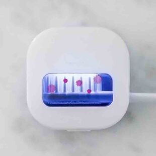 Toothbrush Sterilization Rack Smart Ultraviolet Toothbrush Sterilizer Toothbrush Rack Wall-Mounted Punch-Free Toothbrush Holder