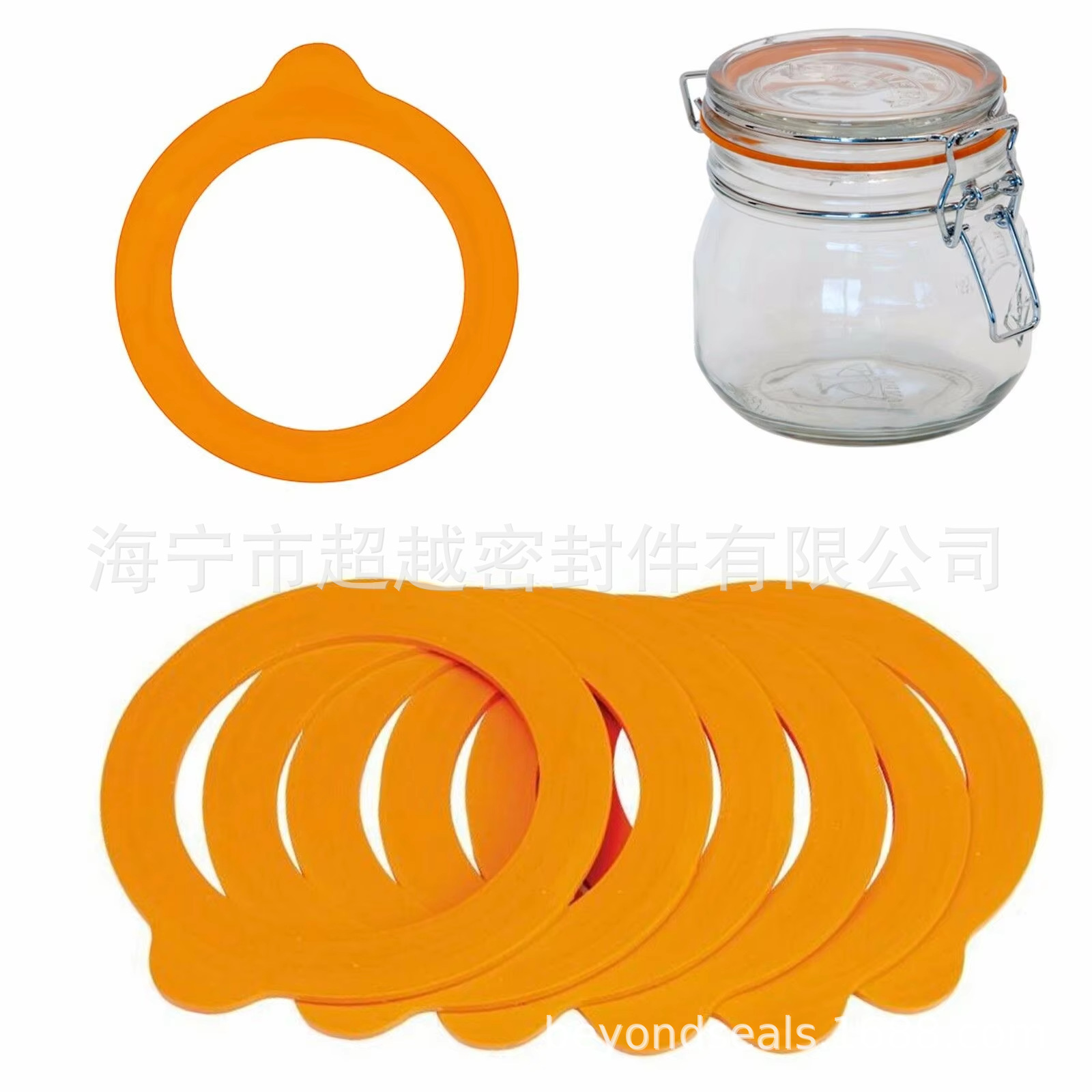 生产食品密封玻璃存储罐用硅橡胶O型密封件密封圈密封垫圈垫片