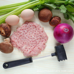 メーカー卸売キッチン両面肉ハンマー新キッチンガジェット肉ハンマー肉を緩めるステンレス鋼ステーキ肉ハンマー