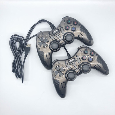 PC606USB Doubles game handle transparent colour controller Game accessories PC Computers handle