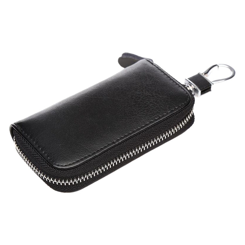 Key bag men's leather zipper wholesale multi-function car key bag Women's Business key bag manufacturers customized
