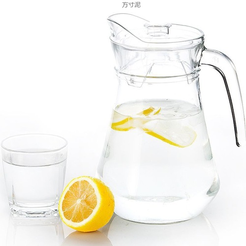 玻璃壶批发冷水壶大容量鸭嘴玻璃杯套装茶壶凉白开果汁厂一件