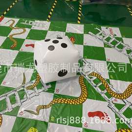 东莞源头工厂定制蛇图片游戏垫  PVC3*3米骰子玩具垫