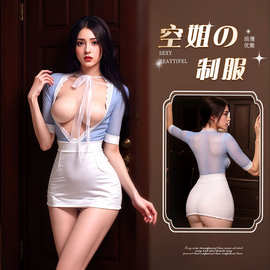 美诱佳性感情趣内衣纯欲风睡衣衣服女制服qqny秘书包臀裙