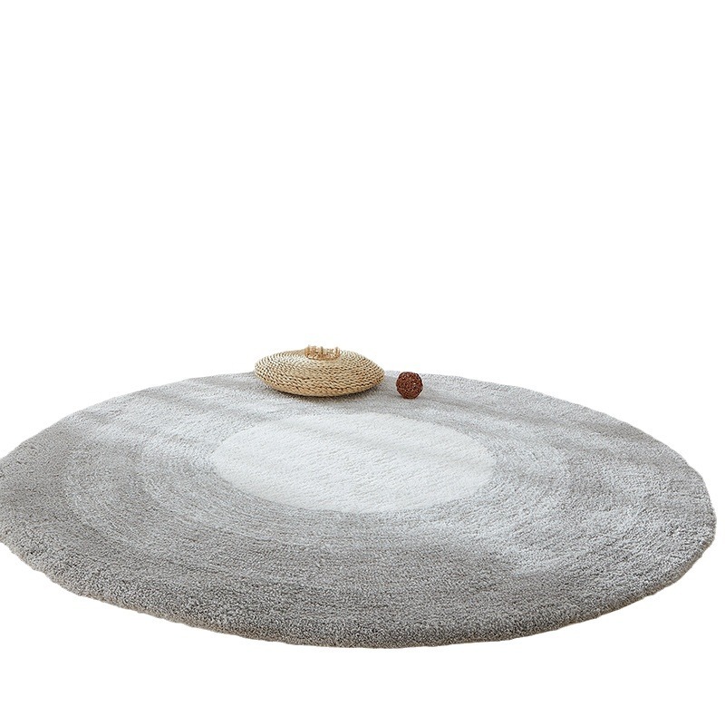 Transfronterizo al por mayor sala de estar alfombra redonda dormitorio en casa sentado y acostado cachemir-como alfombra guardarropa manta antideslizante