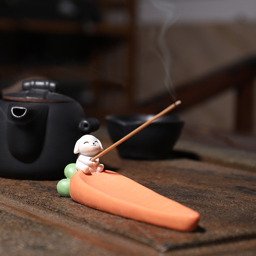 Cross-border Japanese groceries, creative desktop incense tray, home mini incense resin incense burner desktop ornaments wholesale
