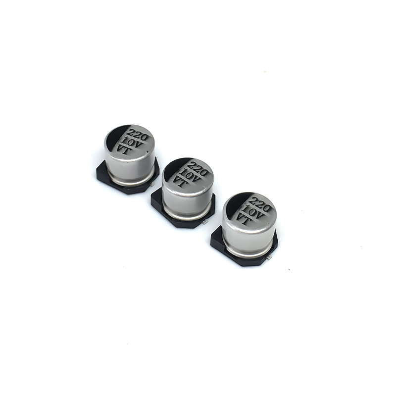 10V220UF 6.3*5.4mmパッチ電解コンデンサLED駆動スイッチング電源SMDアルミケース固体コンデンサ|undefined