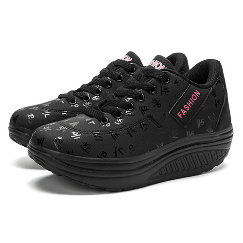 Women's Thick Sole Casual Sports Shoes, Leather Surface, Shake Shake Shoes, Korean Style, Travel Shoes, Fashion Single Shoes, Moccasin Shoes, Large Women's Shoes