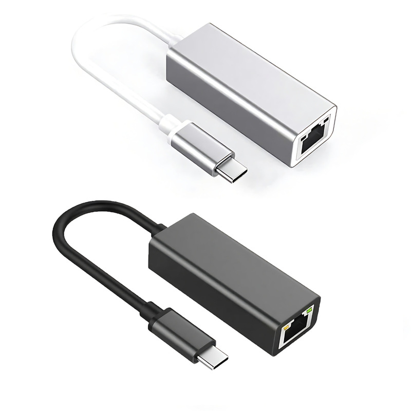 Type C to Gigabit Network Card Wired Ethernet External Usb3.0 to Rj45 Network Port Driver-Free High-Speed Transmission