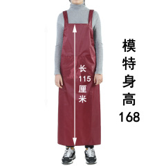 Korean version waterproof and oil-proof apron, household and restaurant aprons for men, kitchen workwear aprons for women, wear-resistant apron wholesale