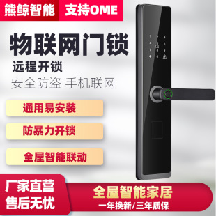 Bear Whale Fingerprint Lock, Tongtong Lock, Graffiti Smart Lock, Swipe Card Lock, Guesthouse Lock, One-Touch Open Password Lock, Smart Home