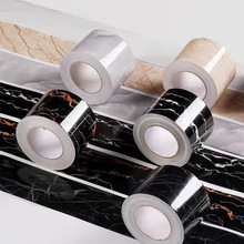 踢脚线自粘瓷砖地面墙面波导线地脚线客厅墙裙腰线门槛石窗台贴纸