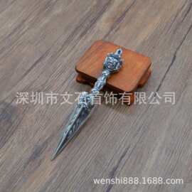 工厂直销纯银999普巴金刚橛金刚杵 纯银西藏佛密宗法器金刚杵
