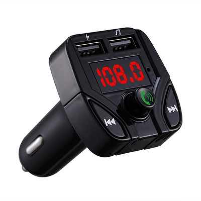 Car mp3 | Player Mobile Phone Charger Fast - x2-supports-u-disk-tf-card