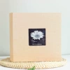 Chrysanthemum square frame khaki