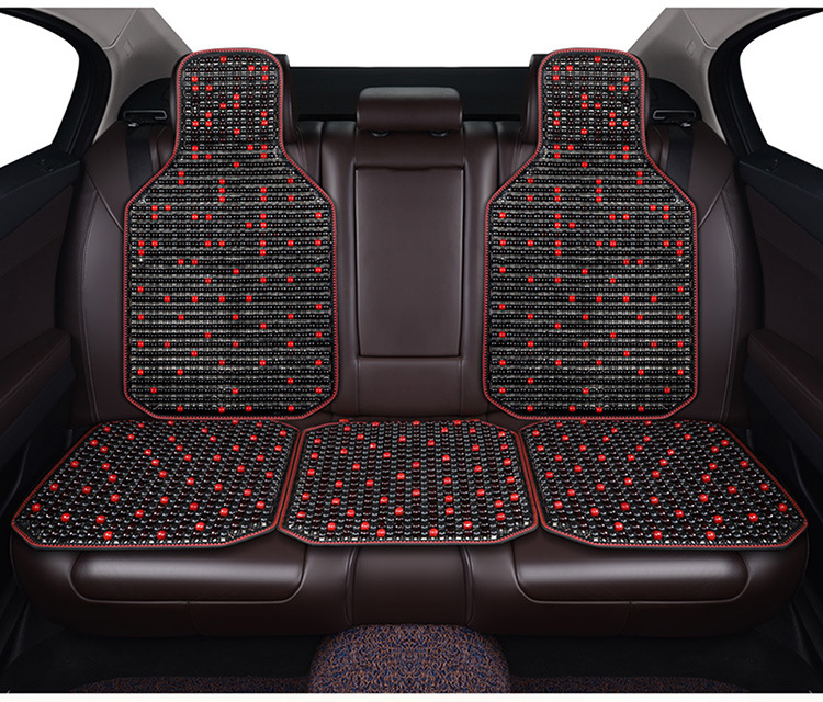 Automotive supplies car wooden bead cushion ergonomic non-slip breathable car cushion suit four seasons general wholesale