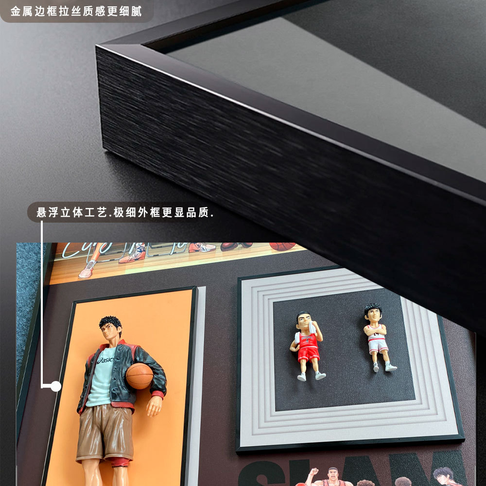 Slam Dunk moda hecha a mano pintura decorativa hecha a mano pintura real salón sofá Fondo dormitorio pasillo colgante pintura