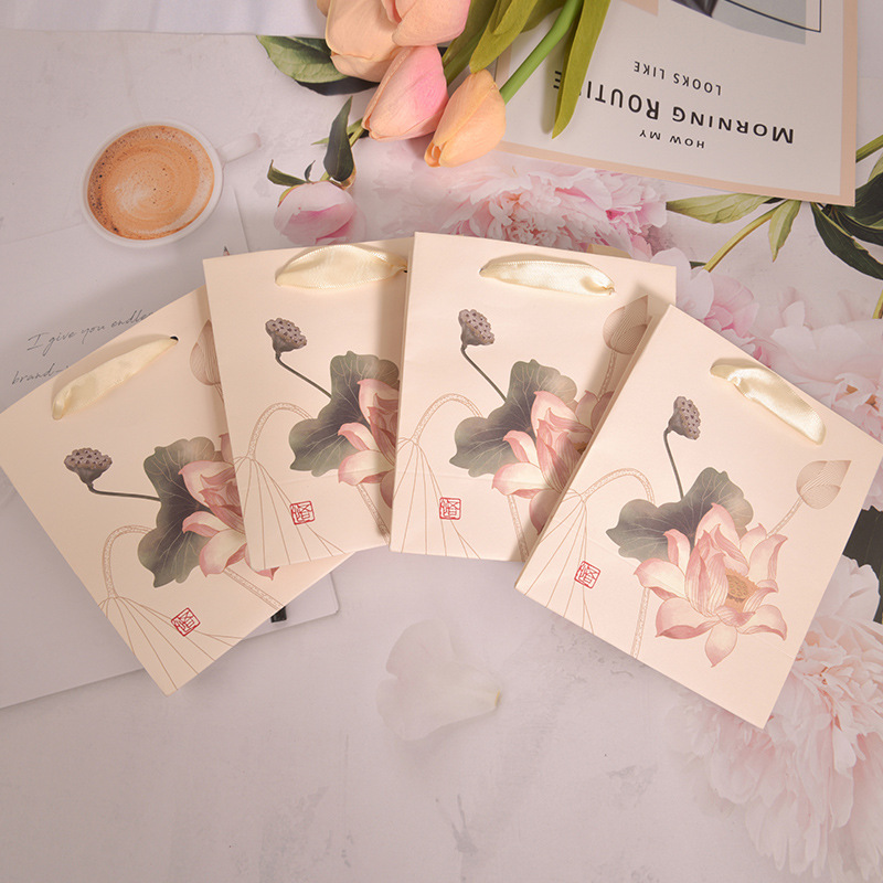 中国风节日礼品袋创意耳环戒指包装袋现货手镯手链饰品手提袋