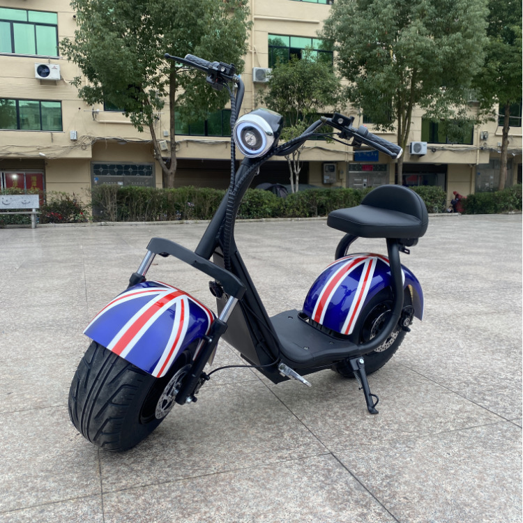 Elektrikli Skuter və Motosiklet, Geniş Təkərli, Litium Batareyalı