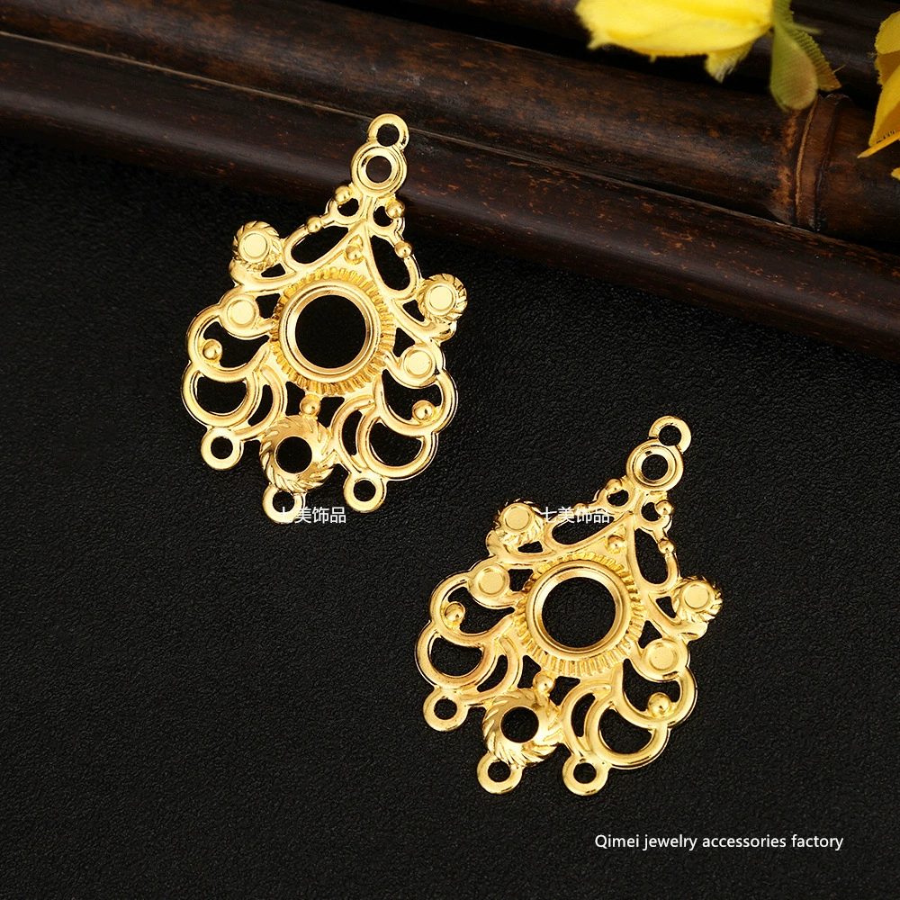 Серьги с кисточками, этнические клипсы из жемчуга, китайский стиль, DIY, стиль лёгкого люкса, этнический стиль