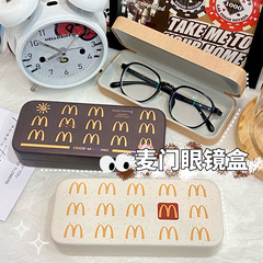 McMeney Eyeglass Case - High-End, Stylish, Portable, Pressure-Resistant PU Storage Framework Eyeglass Case for Myopia Glasses